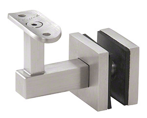 CRL Brushed Stainless Shore Series Glass Mounted Hand Rail Bracket