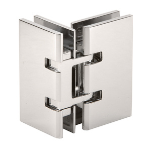 CRL Polished Nickel Concord 090 Series 90 Degree Glass-to-Glass Hinge
