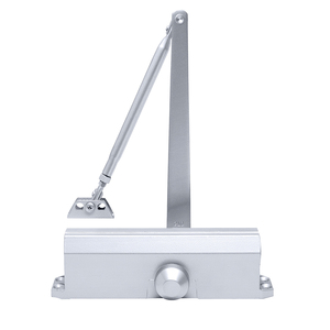 CRL Aluminum Adjustable Spring Power Size 2 to 5 Delayed Action Surface Mount Door Closer