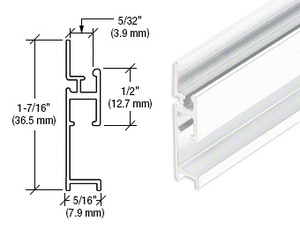 CRL White Drop-In Style Triple Track Bottom