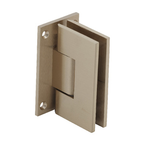 CRL Satin Brass Vienna 037 Series Wall Mount Full Back Plate Hinge