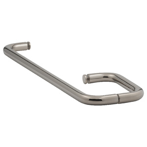 Polished Nickel 6" x 18" Towel Bar Handle Combo without Washers