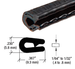 CRL Black Sof®-Tone 400' QuickEdge™ Mini "MiniTrim"