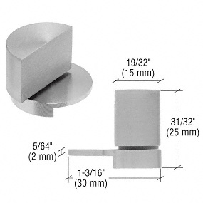 CRL Large Stainless Steel UV Glass-to-Glass Swing Hinge