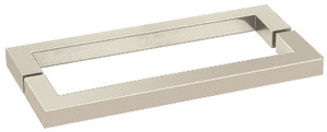 CRL Polished Nickel 24" Square Style Back-to-Back Towel Bar