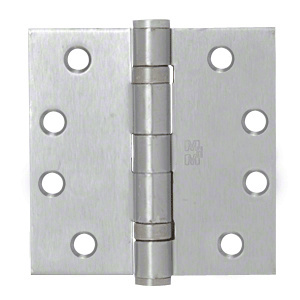 CRL Satin Chrome 4" x 4" Commercial Bearing Hinge