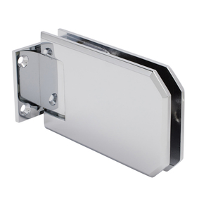 CRL Chrome Elite 074 Series Wall Mount Short Back Plate Hinge