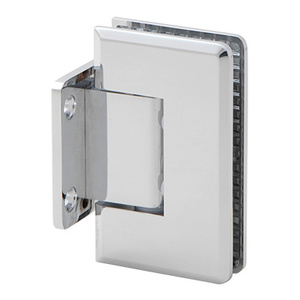 Polished Chrome Coronado Glass To Wall Hinge With Short Back Plate