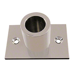 CRL Brushed Nickel Chrome Wall Mount Top Fitting