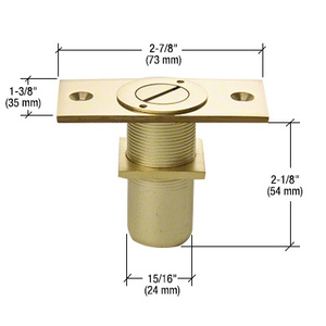 CRL Brass Dust Proof Keeper Locking Option