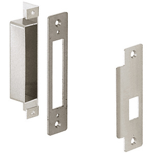 CRL Left Hand Strike for 6" x 10" Office, Passage, Storeroom and Classroom Center Locks and 1-3/4" Jamb