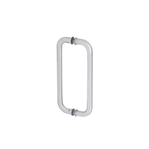 CRL Satin Anodized 10" Back-to-Back Glass Mounted Standard Pull Handle