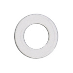CRL 1/2" Diameter Clear Vinyl Replacement Washer with Large Hole