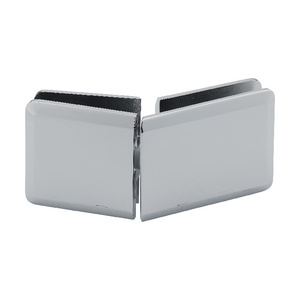 Polished Chrome Beveled 135 Glass To Glass Premier Series Operable Transom Clip