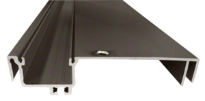 CRL-U.S. Aluminum Female Expansion Mullion, Dark Bronze Anodized - 24'-2"