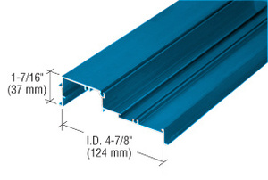 CRL 487 Powder Coated OfficeFront™ Glazing Base - 24'-2"