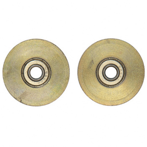 CRL 1-1/2" Diameter Steel Door Rollers - 2/Pkg