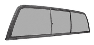 CRL "Perfect Fit" Three-Panel Tri-Vent Slider with Solar Glass for 2005+ Toyota Tacoma