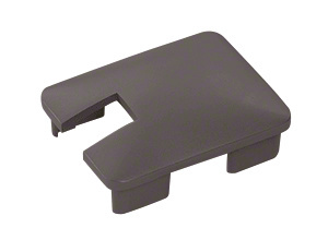 CRL Matte Bronze Notched Cap for 180 Degree End Post