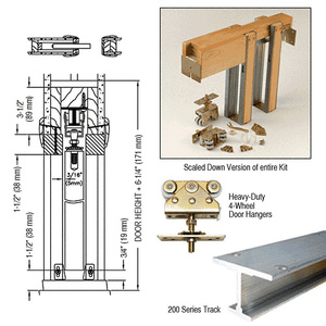 CRL Pocket Door Frame Set 3/0 x 7/0