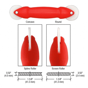 CRL Basic Combination Nylon Wheel Screen and Spline Roller