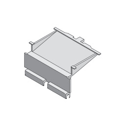CRL-U.S. Aluminum Water Deflector at Horizontal - 50/Pk