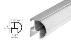 CRL Brite Anodized Bull Nose Mirror Frame Extrusion