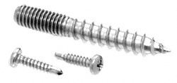 CRL Polished Stainless Replacement Screw Pack for Concealed Wood Mount Hand Rail Brackets - 3/8"-16 Thread