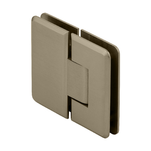 CRL Brushed Bronze Cologne 180 Series 180º Glass-to-Glass Hinge