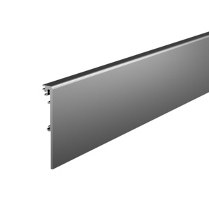 CRL DRX™ 4" Satin Anodized Square Side Cover with No Prep- 110" Length