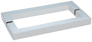 CRL Satin Chrome "SQ" Style 18" Back-to-Back Towel Bar