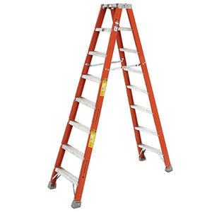 CRL 8' Heavy-Duty Fiberglass Ladder