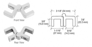 CRL Chrome Glass Hinge Bracket