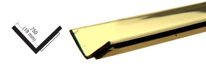 CRL Brass Plastic 3/4" Reflective Inside Angle