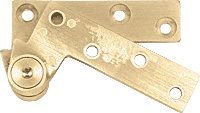 CRL Polished Brass Full Mortise Non-Handed 3/4" Offset Top Pivot