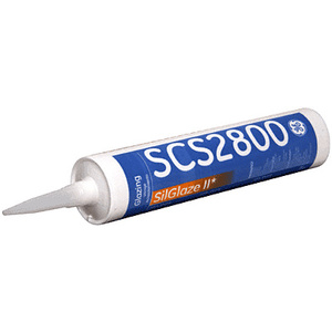CRL White GE® SilGlaze® II Silicone Sealant
