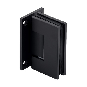 Matte Black Wall Mount with Full Back Plate Maxum Series Hinge