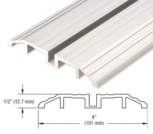 CRL Satin Anodized 120" Length Bottom Guide Threshold for OT Series Top Hung Sliders and Bi-Fold Doors