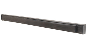 CRL Dark Bronze 48" Jackson® 1285 Push Pad Concealed Vertical Rod Right Hand Reverse Bevel Panic Exit Device