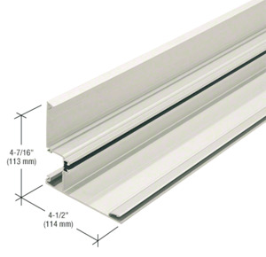 CRL-U.S. Aluminum Clear Anodized 90 Degree Outside Corner Half Section, Thermally Improved - 24'-2"