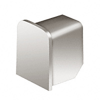 CRL Polished Stainless 11 Gauge End Cap for 1/2" Cap Rail