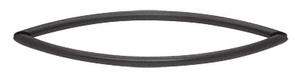 CRL Oil Rubbed Bronze 18" Crescent Style Back-to-Back Towel Bars