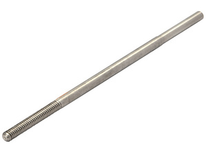 CRL Mill 316 Stainless Steel 7" Long Threaded Terminal for 1/8" Cable