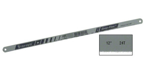 CRL 12" Standard Alloy 24 Tooth Steel Hacksaw Blade