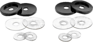 CRL Gun Metal Replacement Washers for Back-to Back Solid Pull Handle