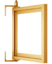 CRL Gold Anodized Custom Pivot Mirror Frame