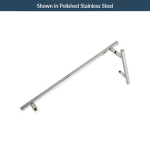 Oil Rubbed Bronze 6" X 18" Ladder Pull Towel Bar/Handle Combo