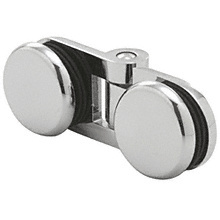 CRL Chrome Hydroslide Bi-Fold Glass-to-Glass Hinge