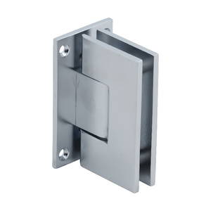 CRL Satin Chrome Vienna 037 Series Wall Mount Full Back Plate Hinge