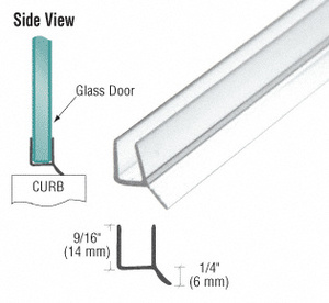 CRL Dual Durometer PVC Seal and Wipe for 3/8" Glass